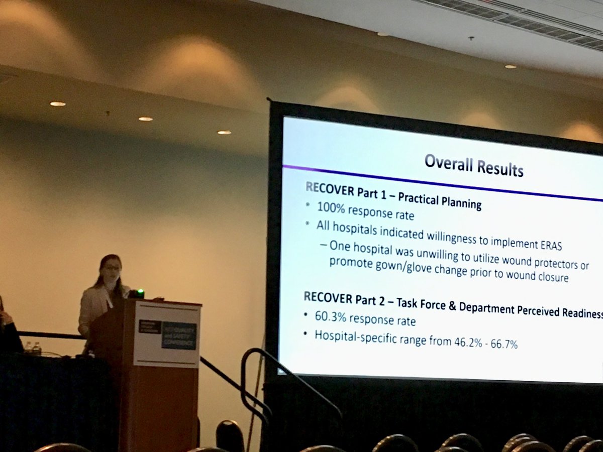 ISQIC1's tweet photo. More #ISQIC presentations about readiness assessments for #opioid reduction and #ERAS #ACSQS19 https://t.co/WxD9VuHYWZ