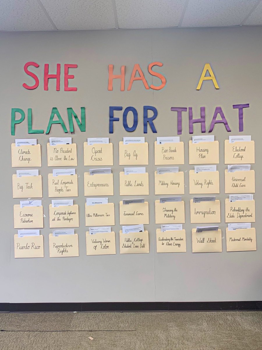 meghacbhat's tweet photo. Not messing around when we say @ewarren has a plan for that (peep the extra room at the bottom for more plans) https://t.co/tBUwchOHZ4