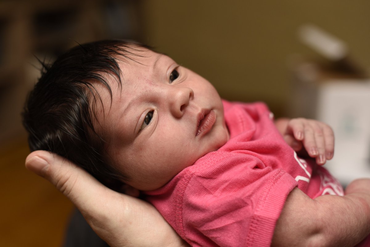 Zoe the day we went home from the hospital