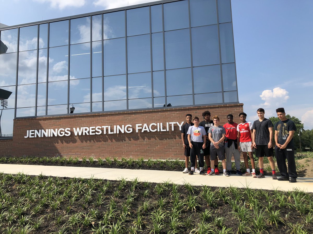 MCreekwrestling's tweet photo. First stop on the journey to @jeffjordanscc #ontherise #mustangway @wrestlingbucks https://t.co/0PFbh9uCw7