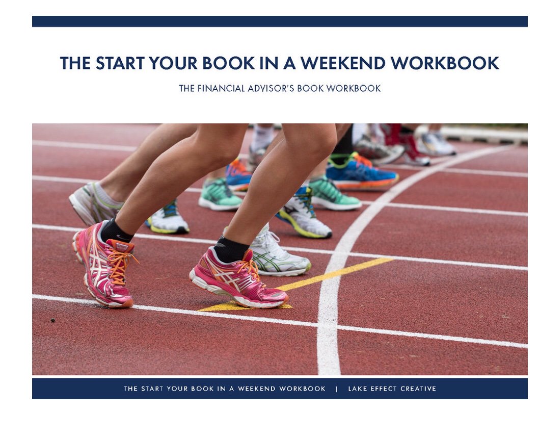Start your book this weekend and publish it in 2020! #financialadvisors