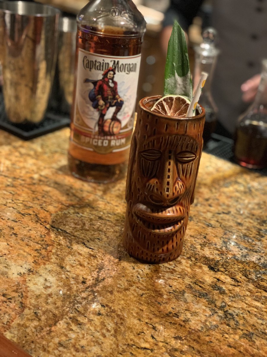 614_Spirits's tweet photo. Dreaming of this delicious Tiki Cocktail from our Team Ohio training last week! 😋😋

#DiageoRep #CaptainMorgan https://t.co/5ZgqNosvx9