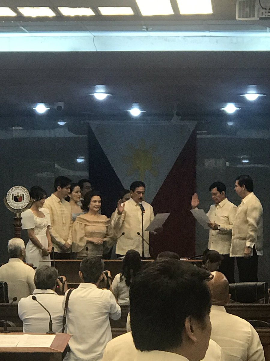 Congratulations Sen.Vicente “Tito” Sotto! Our Senate President takes his Oath of Office! #SONA2019