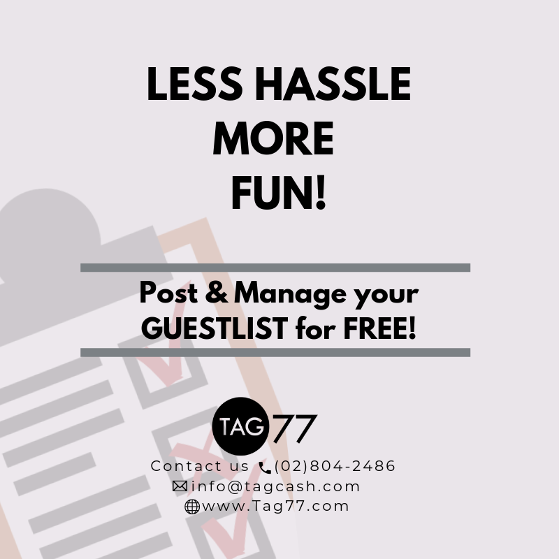 Tag77PH's tweet photo. Your event can be more fun and hassle-free when you use Tag77 as your online and ticketing platform!
Post your next big event on our website/ app for FREE!
#Tag77 #EventsbyTag77 #Tag77Events https://t.co/YMGczr56Au