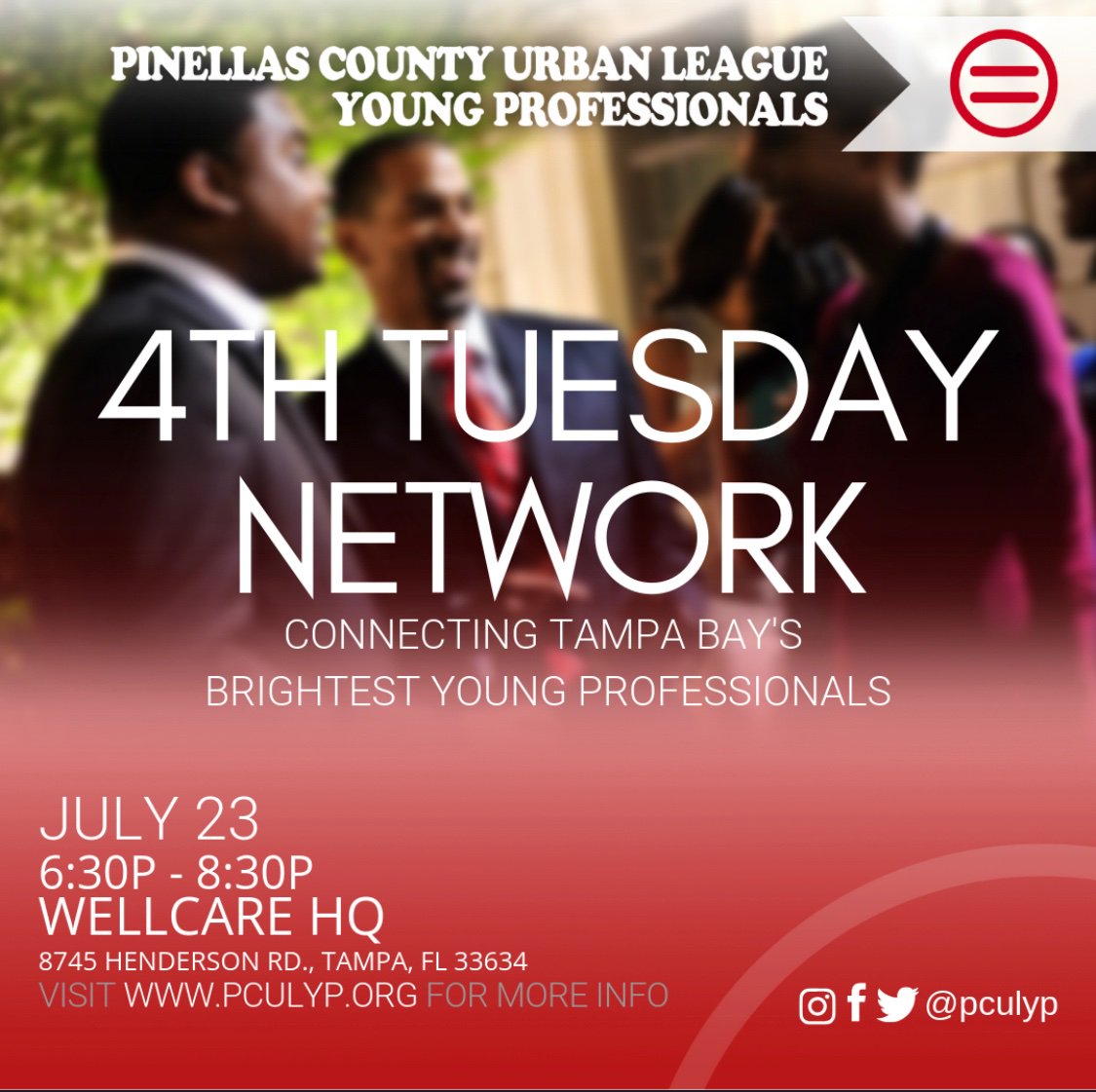 PCULYP's tweet image. Looking to connect with professionals in the Tampa Bay Area but can’t make it to our Thursday events? Come to WellCare 🤗 #NetworktoNetworth