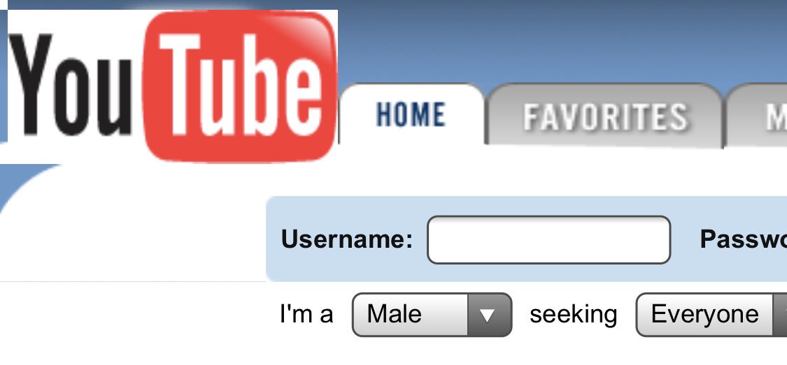 jordancurve's tweet photo. YouTube was launched as a dating site https://t.co/piT1bFRJ3O https://t.co/x2154FuGCP