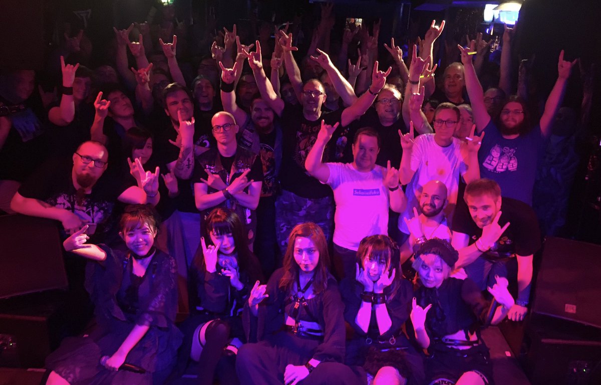NECRONOMIDOL's tweet photo. Huge thanks for your coming to our first show in Germany!

初のドイツ公演、終了しました！
ドイツ国内、そのほかの国からもたくさんのファンの方が来てくださいました！

#NECRONOMIDOL 
#EU_INQUISITION
#今日のネクロ魔
#ネクロ魔セトリ https://t.co/Ht9uHgiufX