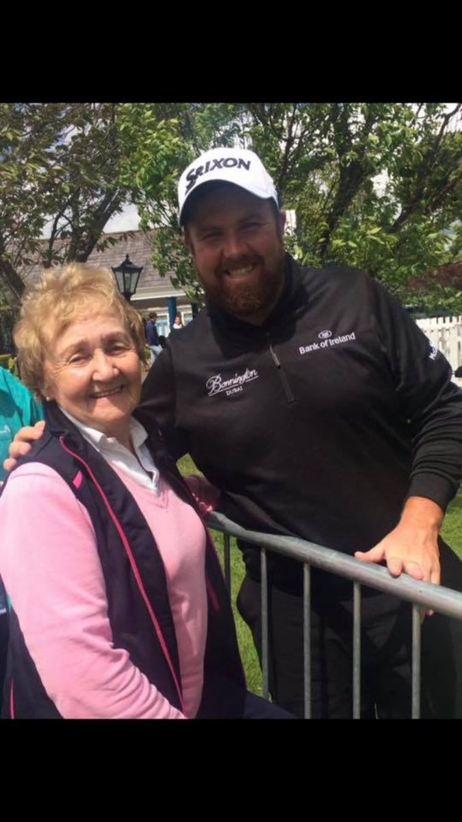 BespokeColette's tweet photo. Congratulations @ShaneLowryGolf a complete gent, here with my mum at the Irish open 2016 #TheOpen #champion https://t.co/GfviWlHnbC