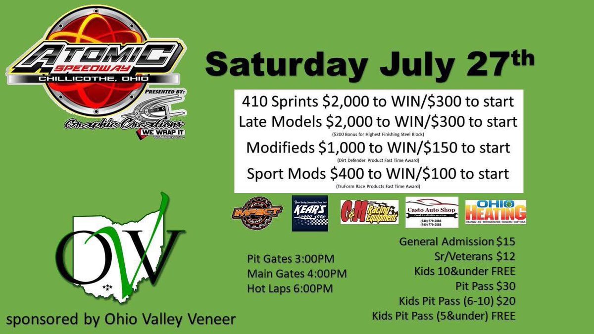 Atomic Speedway tweet media