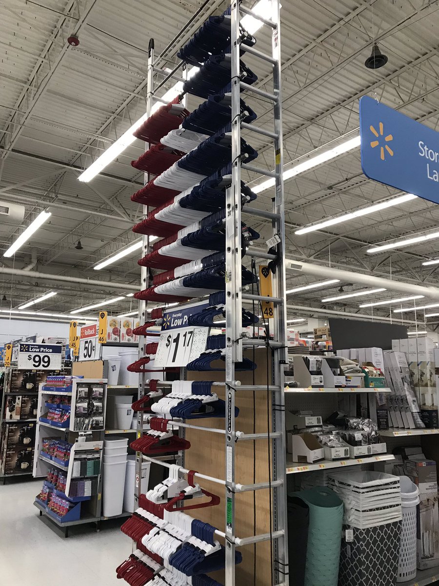 A Walmart engineered structure .. extension ladders, shower rods and zip ties 😳
<a href="/RizzShow/">THE RIZZUTO SHOW</a>