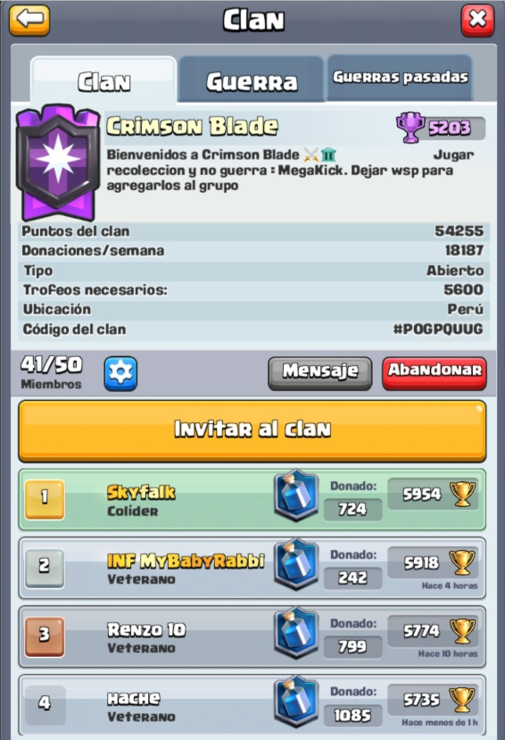 Buscamos nuevos amigos peruanos de +5600 copas para formar parte de nuestra agradable comunidad 😎

<a href="/RT_apoyo/">CR apoyando a la comunidad</a> @KAMI_Clash <a href="/jajajajajajaCR/">Bgama🏆</a> <a href="/ARettuits/">Ayuda Rettuits</a> @luiscoc0 @PromocionGaming <a href="/Promotions_MDL/">Mᴀ́ϙᴜɪɴᴀ ᴅᴇ Lᴇᴄʜᴇ💦👅</a> @KAMI_Clash
<a href="/AyudaJugador/">Ayuda Jugador</a> <a href="/ClashRoyaleRT/">ClashRoyaleRT</a> @RetweetCR_BS @AyudaRT_eSport  
  <a href="/Ayuda_D_Alex/">Alex Ayuda</a>