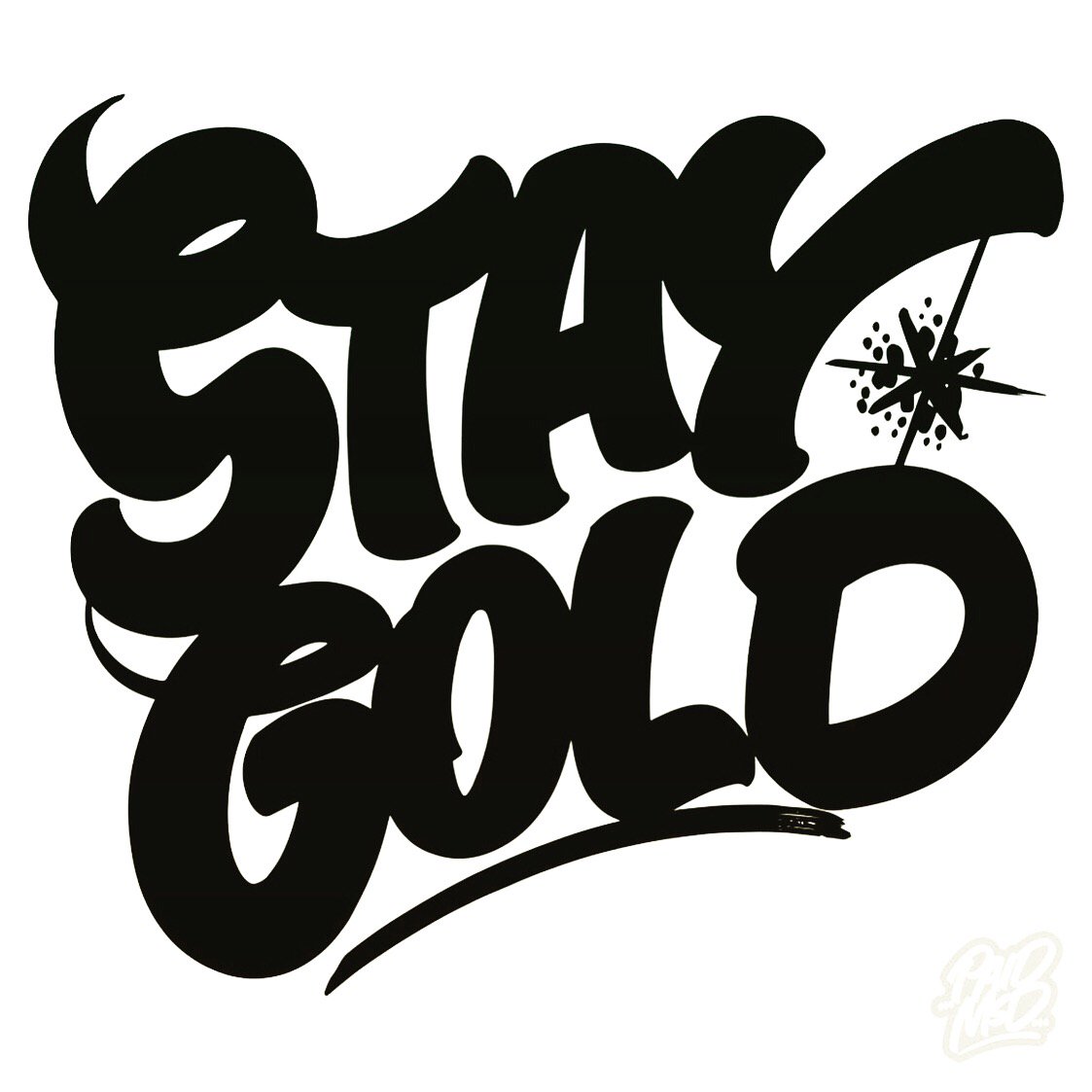 Stay Gold by Artist PAID MSD exclusively for The Outsiders House Museum, Tulsa, Oklahoma. #HandPainted #SignPainter #StayGold