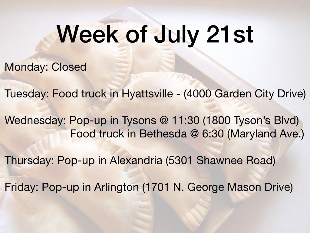 Here is our schedule for the week. Stay hydrated! #foodfamilyfun