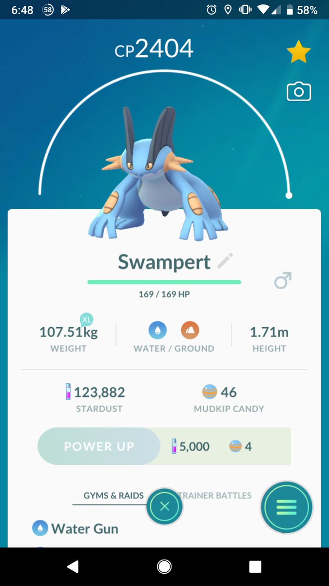 ZMAN_COOK's tweet photo. I got a real nice haul from this months community day. Came away with a total of 5 shiny mudkips. https://t.co/v4S24iRwO9