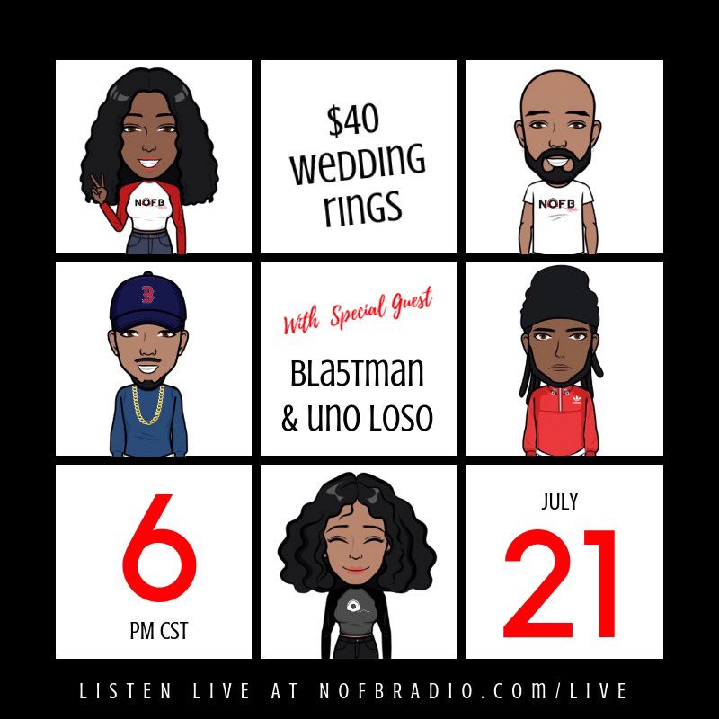 trustnofb's tweet photo. ISSA SHOW DAY!⁣
⁣
Tune into @dfwiradio today at 6 PM CST where we bring on two of our favorite Dallasites @KingBrazy5 and @UnoLoso to interview and discuss if you would give your girl a $40 engagement ring?!

Listen Live at https://t.co/isT9sdErPu! 
You don’t want to miss it! https://t.co/haJw5lWQTB