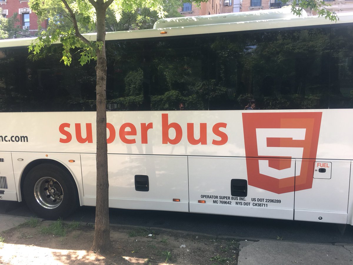 joshdaghir's tweet photo. super bus: now with Cascading Style Seats. https://t.co/oi670j0Mcy