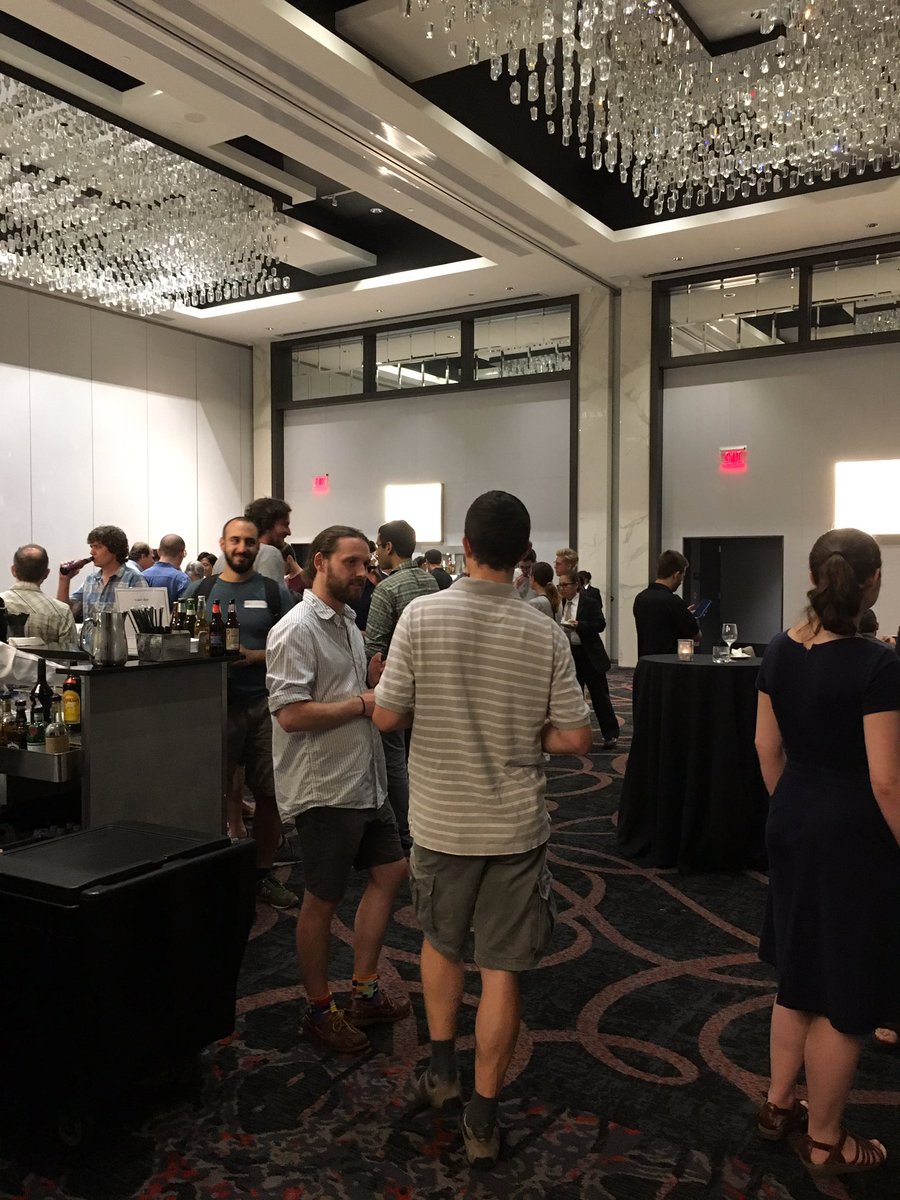 nacti2019's tweet photo. Kicking the week off with a welcome reception at @TheHotelUMD ! Science, drinks, old friends, new friends, cheese boards. https://t.co/i55umDW43b