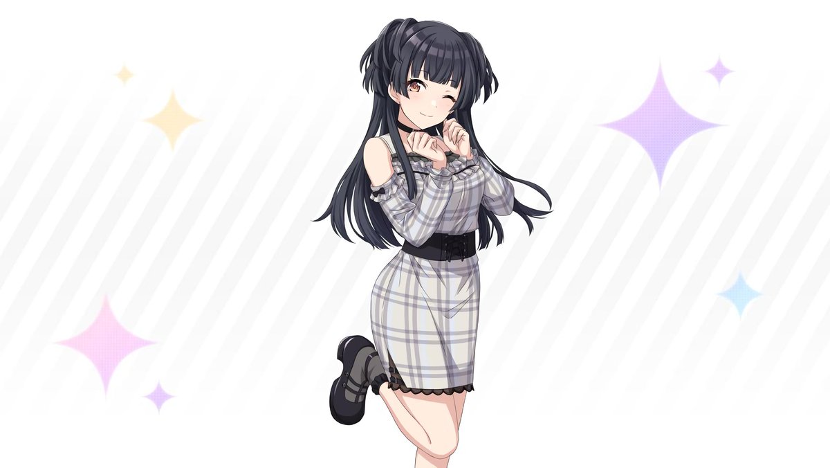 ✧ fuyuko mayuzumi ✧a bubbly exterior with a complex interior, fuyuko dresses mostly in monochrome casual-kawaii. while her outfits are very aesthetically pleasing, the style of her clothing paired with the sombre colors allude to a conflicting duality in fuyuko's personality.