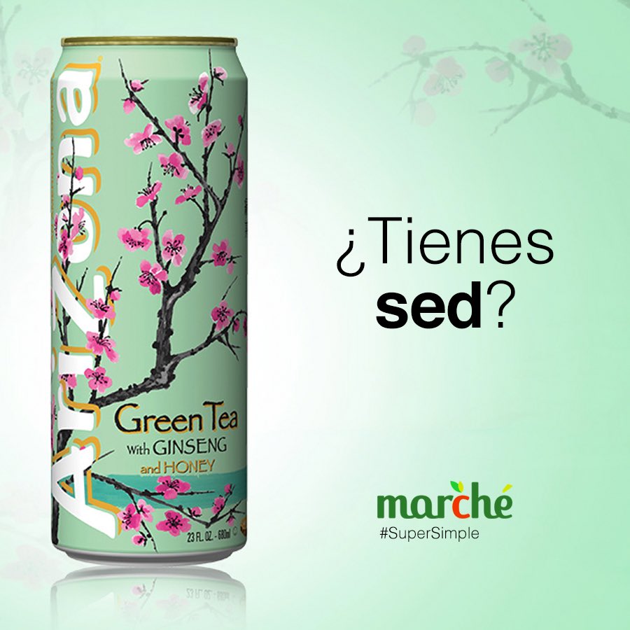 MarcheSuperRD's tweet photo. Ven y refréscate con el sabor natural de las bebidas de #AriZona, puedes deleitarte con el té verde con ginseng y miel, endulzarte con el Fruit Punch, o saborear el perfecto balance de la zarzamora. #SuperSimple. https://t.co/bYasEq0LAK