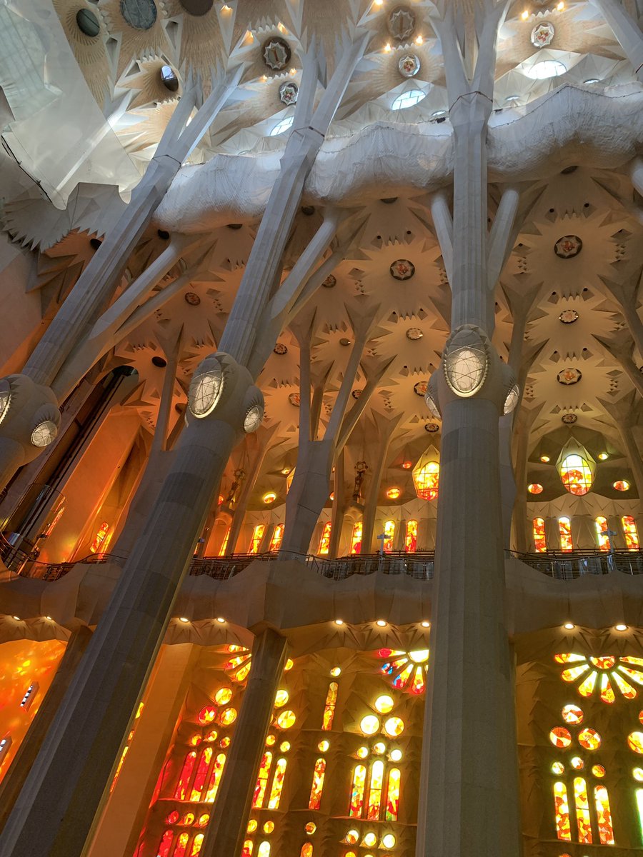 Sagrada Familia = breathtaking spaces and forms. Even more so when you consider the era.