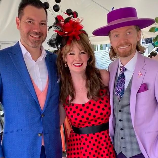 Posing with with <a href="/tysonvilleneuve/">Tyson Villeneuve</a> and @jrdnkallman at the #DeightonCup event yesterday at <a href="/hastingsraces/">Hastings Racecourse</a>. Wishing we got to wear outfits like this everyday. My dress was a tribute to “Mini Mouse” complete with matching earrings and custom made… dlvr.it/R8qqL3