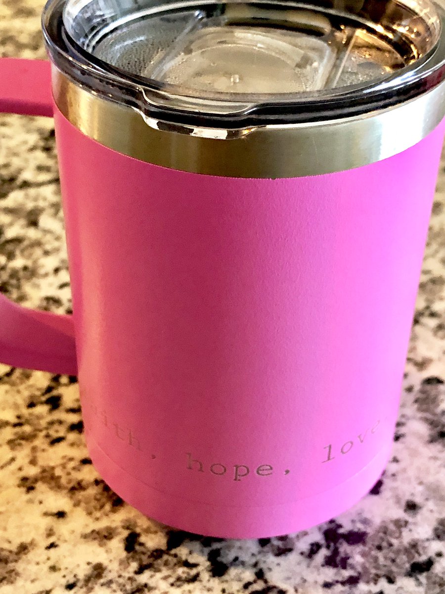CarolynAkens's tweet photo. My friend went to Woodland Park, CO, Charis Bible College, and bought this cute pink thermos mug for me. Faith. Hope. Love. Nothing is better!
#pinkmug #charis #charisbiblecollege #thermosmug #faith #hope #love #andrewwommack #friendship #friend https://t.co/xc3tI0t8nu