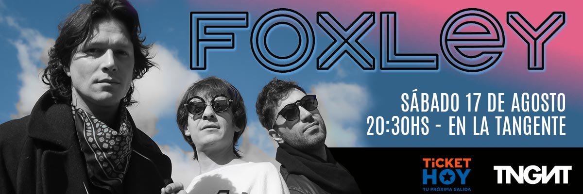 SMusicArgentina's tweet photo. #FoxleyEnLaTangente
El 17 de agosto suena @FOXLEYoficial en vivo en @LatangenT !!!
Entradas en venta por @TicketHoy --> https://t.co/T78P9ijBGv https://t.co/Wf8QHSqgzu