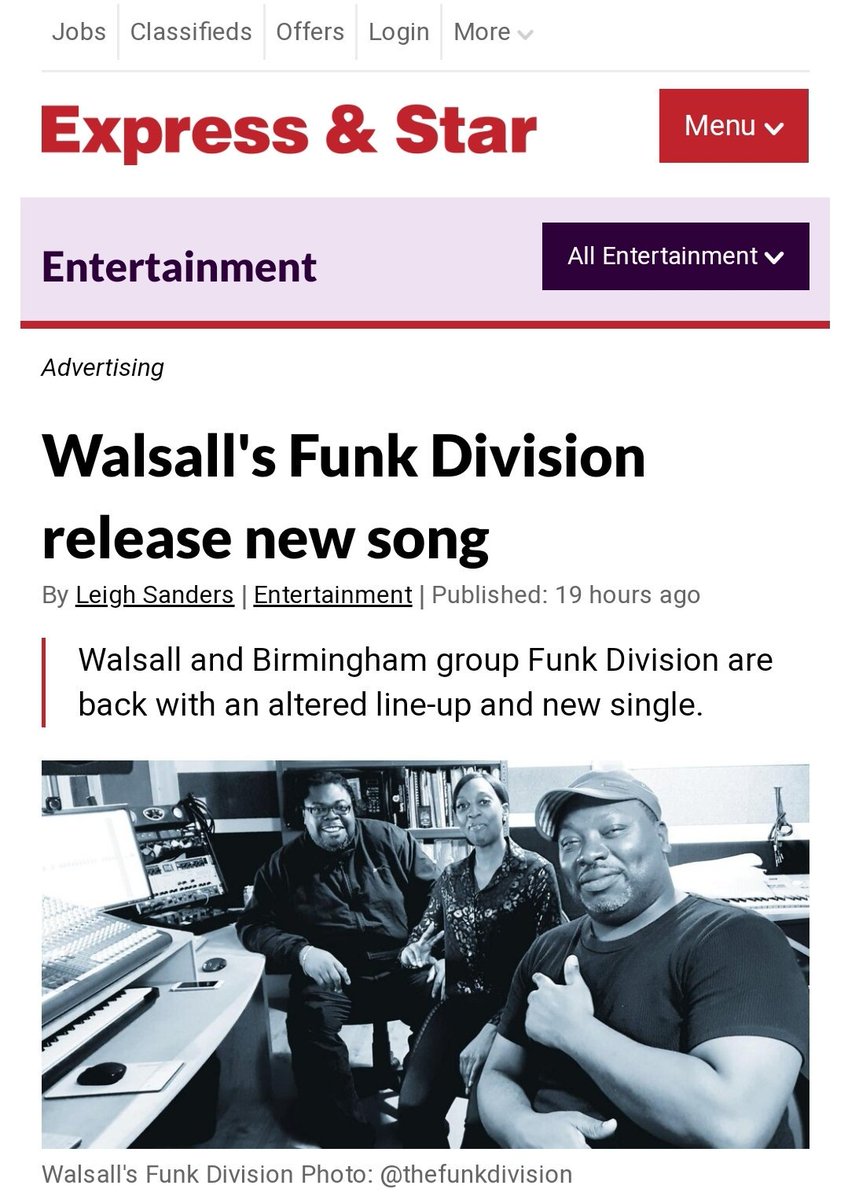 THE FUNK DIVISION IN #BIRMINGHAM - expressandstar.com/entertainment/…