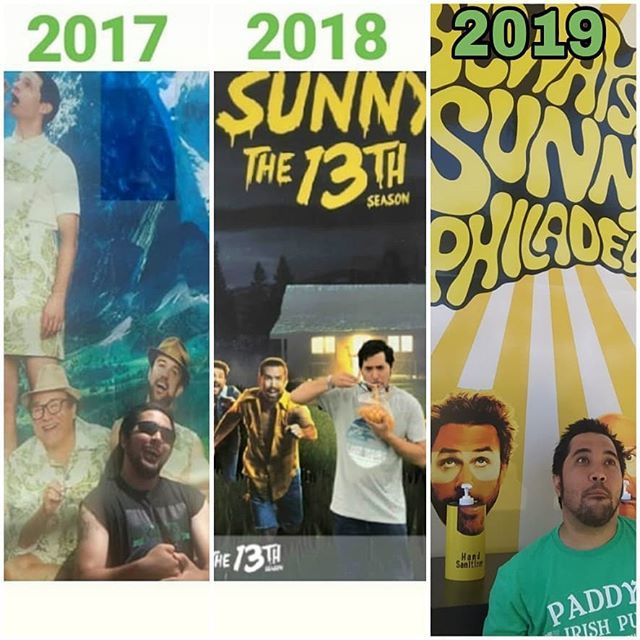 mrgamingclerk's tweet photo. My #comiccon tradition, heading to #fxsdcc each year in my #itsalwayssunnyinphiladelphia lowkey #cosplay. For 3 years now! Here's to more! 🍻 #fxfearlessforum #mac #charliekelly #whatsyourspaghettipolicy #rockflagandeagle #fx #fxx #sdcc #sdcc50 #sdcc2… https://t.co/cCwMz6lnN6 https://t.co/NBSna8pBkb