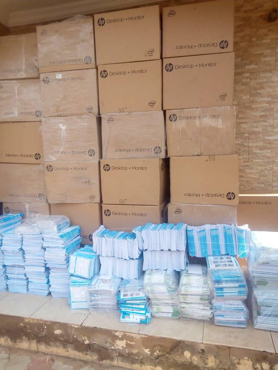 aadoguwa's tweet photo. I also distributed distributed HP Desktop Computers and other educational facilities, In my effort to also revive the educational sector, encourage and expose the students to the modern system of education for a better tomorrow. https://t.co/usjHbdBwI0