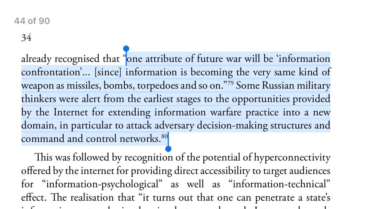 21/ WIDESPREAD SURPRISE: Russian’s information war against target nations caused widespread surprise—torpedoing minds and control networks.One danger of the Kremlin believing its own lies—it might act on them.