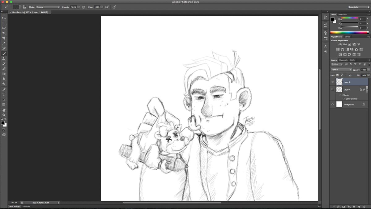 Pues un pequeño boceto