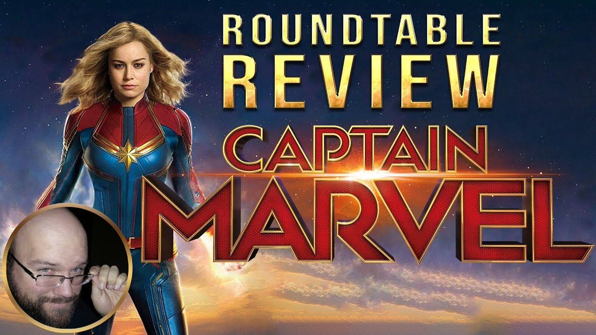MatthewKadish's tweet photo. Have you been following my #RoundtableReview podcast? I get expert guests on to discuss a new movie every month. Check out the discussion @OdinsMovieBlog &amp; @iamrobothead had with me about #CaptainMarvel. If you like it, please share!
https://t.co/MQHQEqJ4tJ https://t.co/FFhrrH6YHe