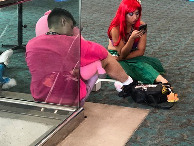 This is total #SDCC2019 exhaustion  at 430pm with only 30 minutes left until we all say see you next year! ift.tt/2SwlUM1