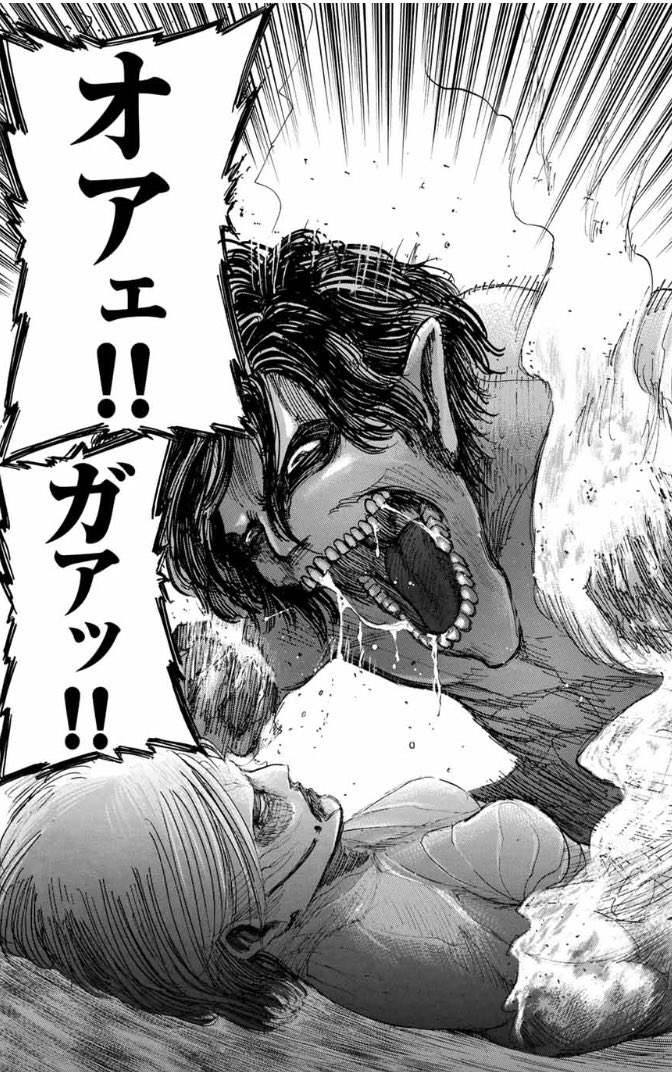 Terrachild در توییتر コニー母 調査兵団に入った息子がいつも心配だったろう 生きて帰ってきて そんな想いだけが巨人化しても残っていた お母さんだなぁ 進撃の巨人