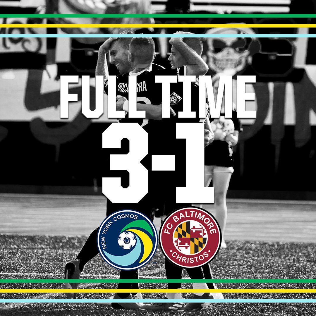 NYCosmos's tweet photo. The Northeast belongs to us 💪

#NYCosmos | #NPSLPlayoffs https://t.co/Ceu1NfKm92