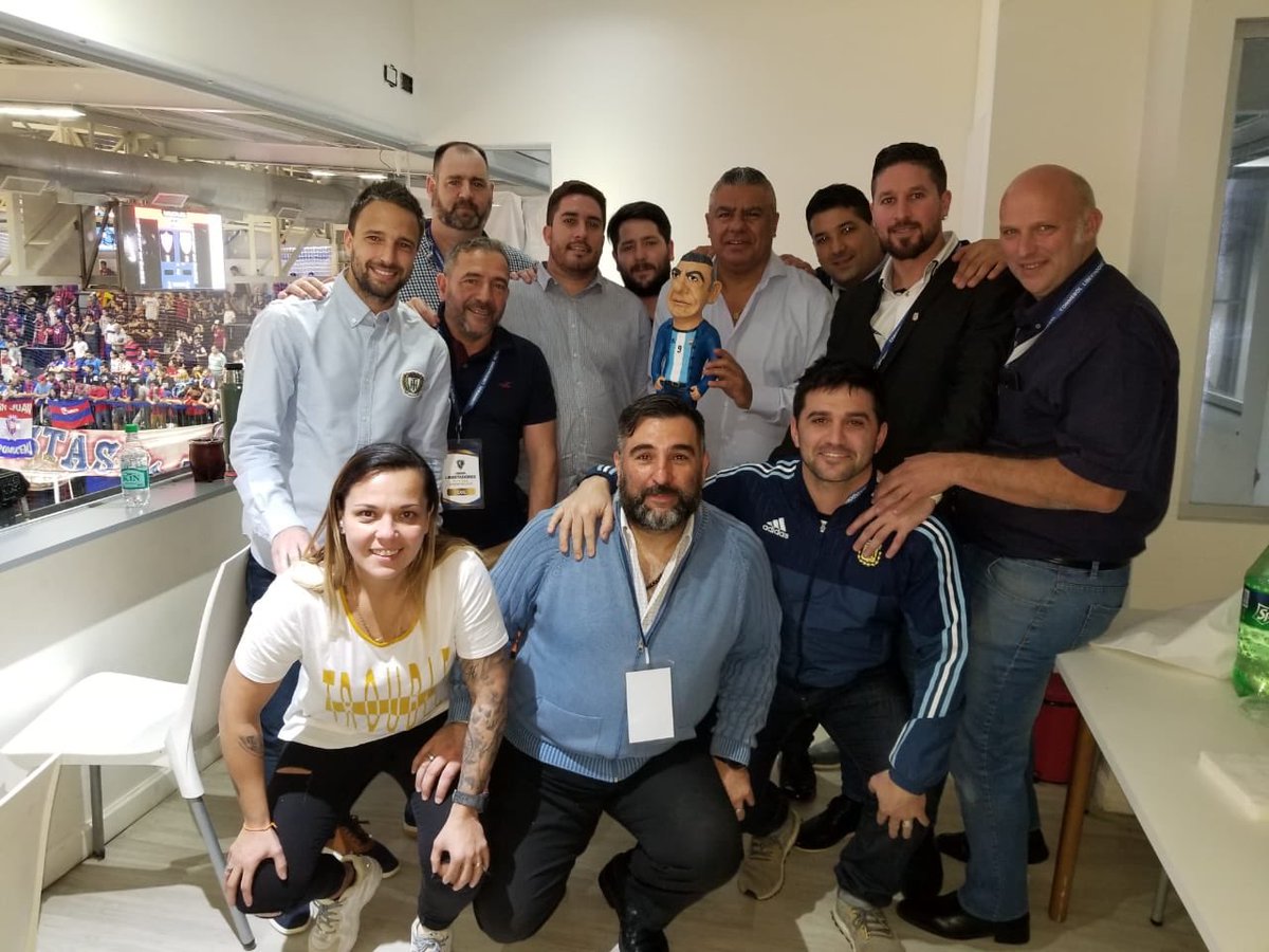 Felicidades a @acbf por la obtención de la tercera copa #LibertadoresFutsal  consecutiva. Muchas gracias a la comisión de Futsal <a href="/afa/">AFA</a> por el presente.