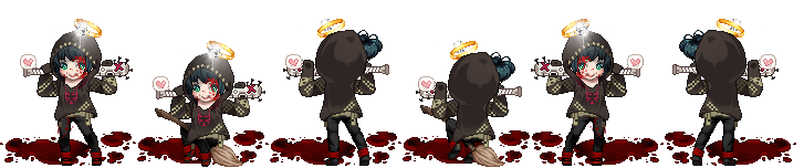 beezaviz's tweet photo. Two different versions of my self model. The bloody one is a yandere version, whereas the other one is just normal. ;v; I don't have any blank black hair that I like so I guess she gets red fade!!
#gaiaonline #gaia #avis #myavis #gaiaavis #cute #finally #selfavi https://t.co/wGZU0LaS8H