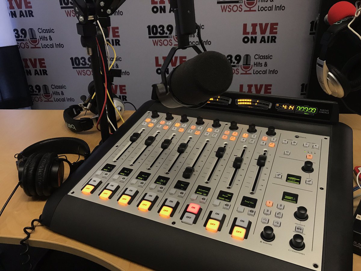 Lovin our new console in the main studio!