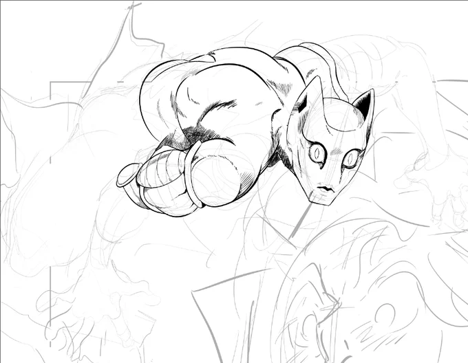 JoJo mishmash I'm workin on featuring Hayato and Kira.
#jojosbizarreadventure 