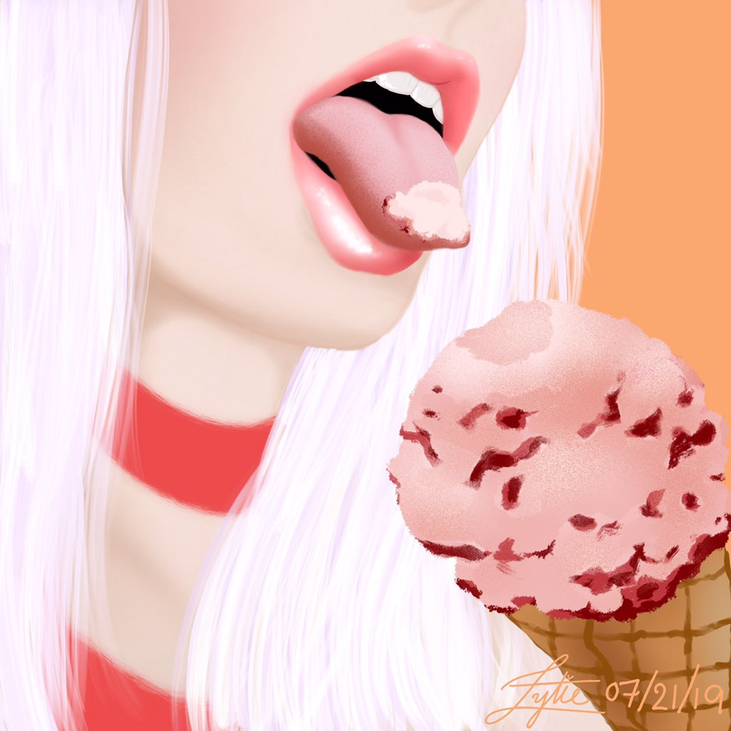 MiniBread3's tweet photo. I would like to get an Icecream but its too hot outside... #NationalIceCreamDay #icecream #IceCreamDay #illustration #Procreate https://t.co/3n21IX1Map