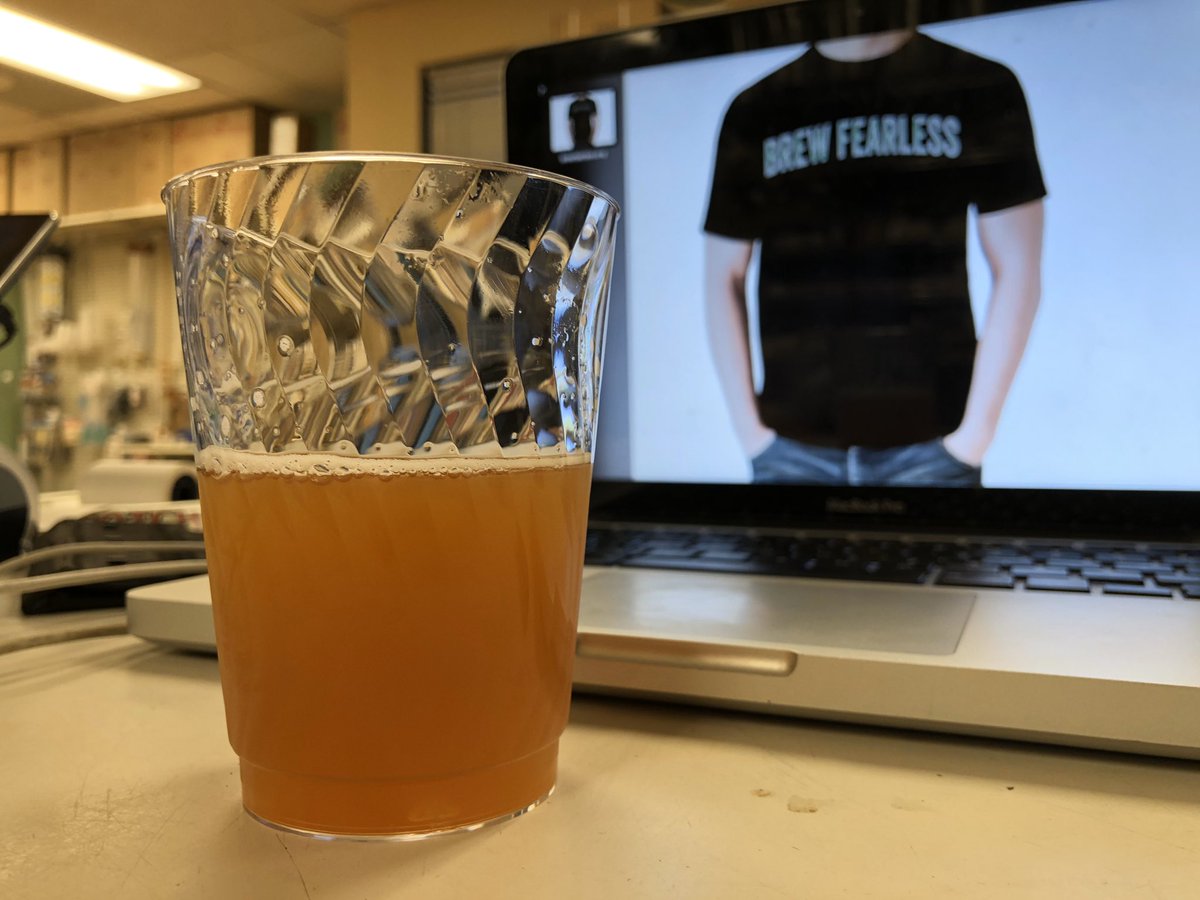 #AmericanBrewmaster first! Our new #IPA I modeled this #beer after a few Jameson grain bills. 2-Row/Maris Otter/Crystal 40/flaked maize and centennial hops. The IBU: 160 😮 It’s a very crisp 7.3% brew that drinks very nicely. Stop by and have a taste!