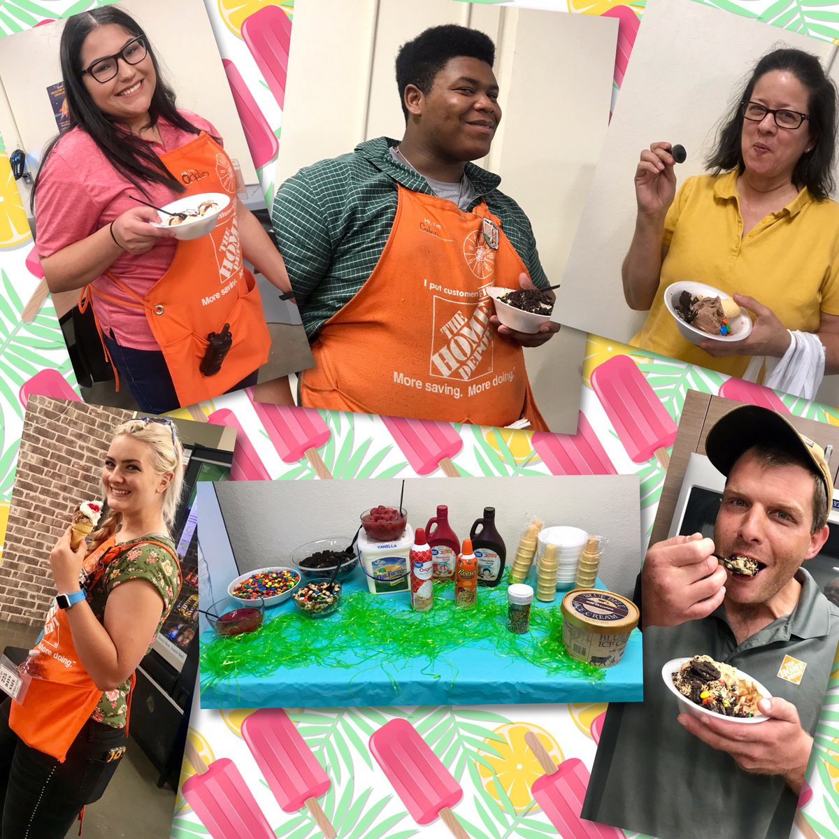 6581 Celebrating National Ice Cream Day!🍧🍨🍦 Trying to beat the heat with tasty treats!@THD_Roanoke_TX <a href="/MyattDarrell/">Darrell Myatt</a> <a href="/hcbellas/">hilda bellas</a> <a href="/CarpenterTrina1/">Trina Carpenter 🐾</a> <a href="/timpcapps/">Tim Capps</a> <a href="/KerryShisler/">Kerry Shisler</a> @monicar_jimenez <a href="/giwoyna_anthony/">Anthony Giwoyna</a>