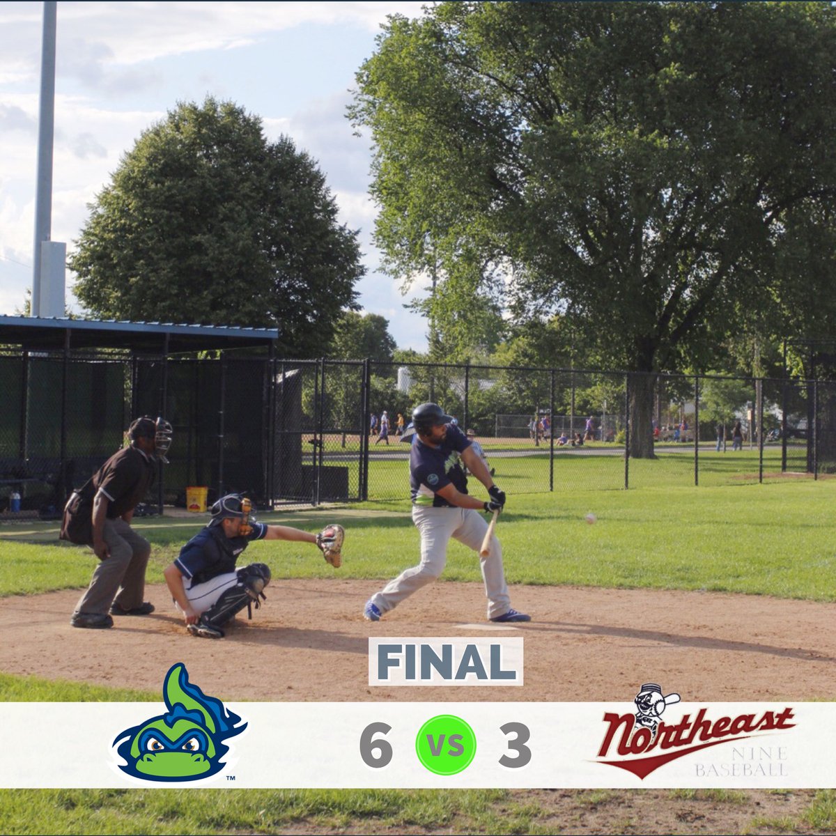 TCMABL_Monsters's tweet photo. The Monsters strike in the 10th inning putting up 3 runs to take the win against @NE9baseball. Gross gets the win and Richerson’s bat stays 🔥🔥🔥. #TCMABL https://t.co/JRqtHydEI5