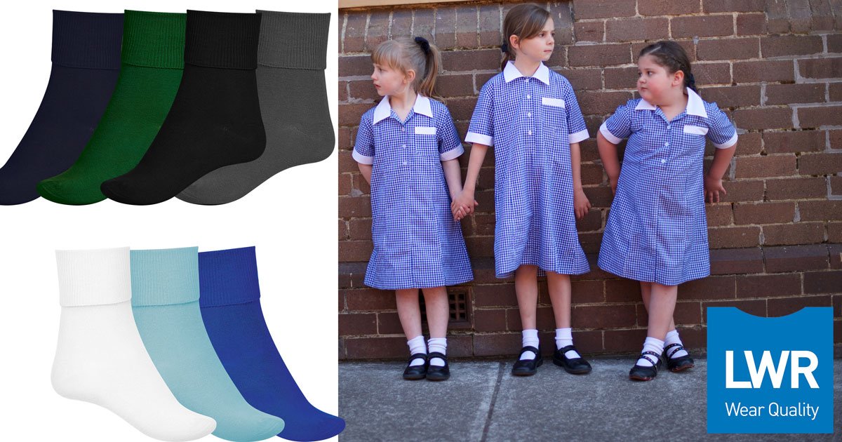 Don't start your day off with an odd sock. Stock up on our Howitt Turnover Top Socks so you never feel like the odd one out again. Check them out online here; madeforschool.com.au/4190tt-howitt-… Need more?  Let us help you at lwreid.com.au #ChildrensSocks #SchoolSocks #LWR