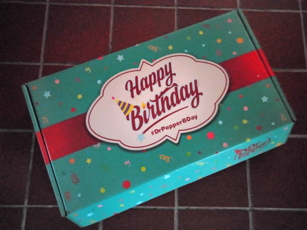 emart's tweet photo. Thank you @drpepper for the lovely gift of the sweet (twenty four!?) flavours of birthday cake Dr Pepper! #DrPepperBDay #Ambassador https://t.co/Xve1cMB7KL