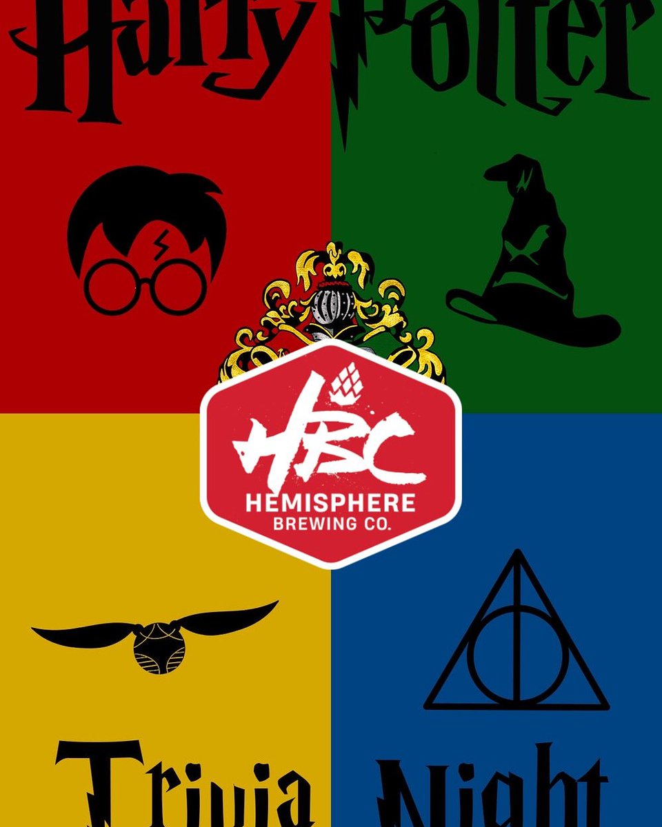 This week's trvia topic - HARRY POTTER!  Maybe you read all of the books, or saw every movie..  Come out for the buzzer game and who knows the most. Bring your favorite food or snacks, we've got your beers on tap - the A/C is on! Thursdays doors open at 5pm, trivia starts at 7pm