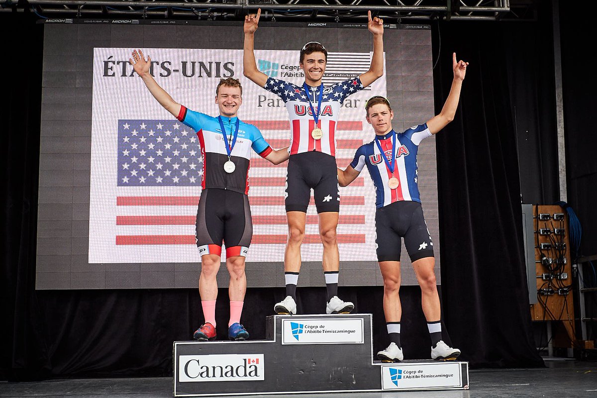 CyclingCanada's tweet photo. Third podium for @RileyPickrell this week! He's proven his skills on the road, now it's time to prove them on the track!
Off to โ๏ธ @MattamyVelo for a Track Worlds prep camp ๐ช https://t.co/JjPXBukmZl