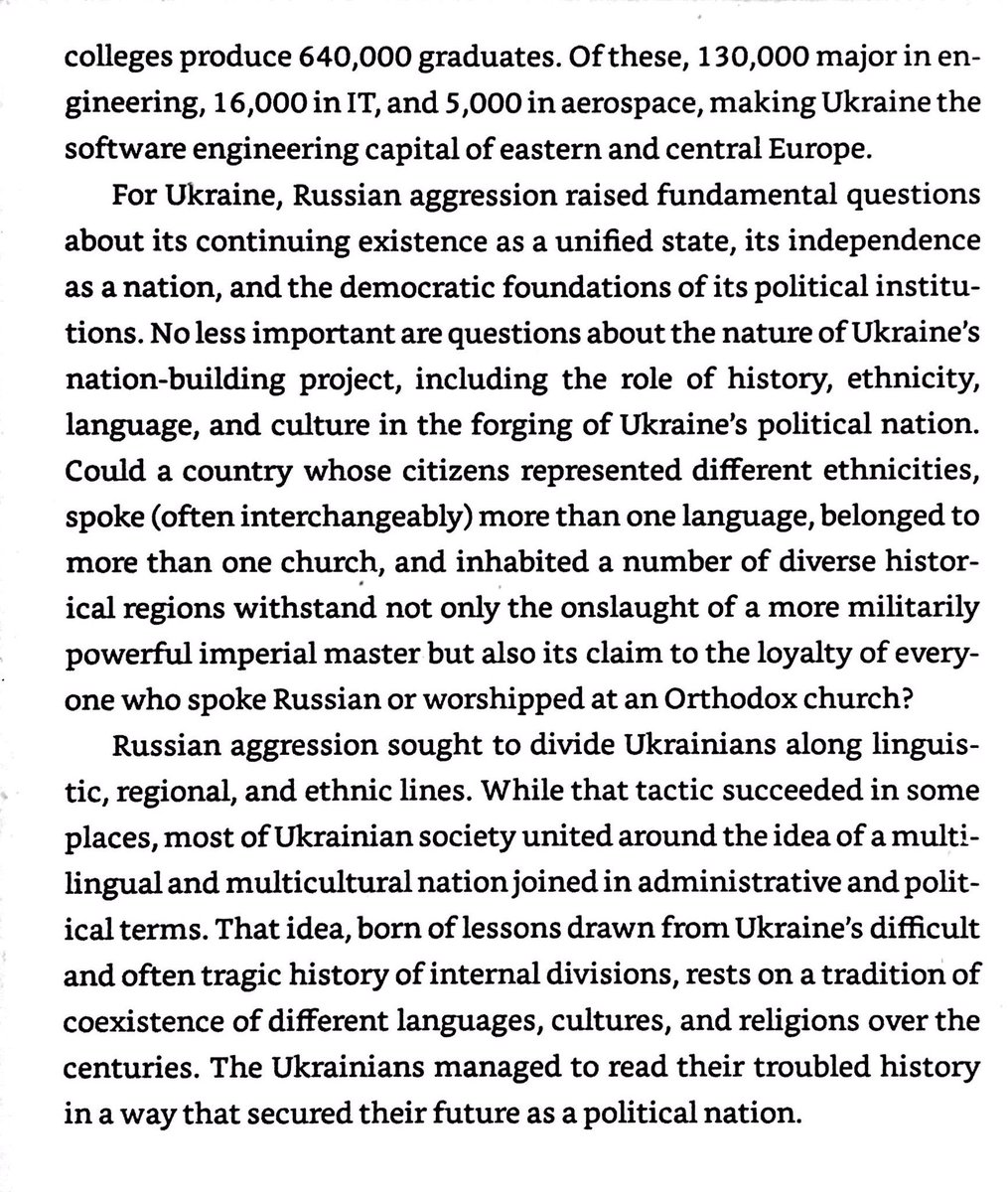 An ominous passage where the author defines Ukraine by its diversity, not her people, land, and culture. If Ukraine goes with that identity, she’ll find much more alien threats than Russians.