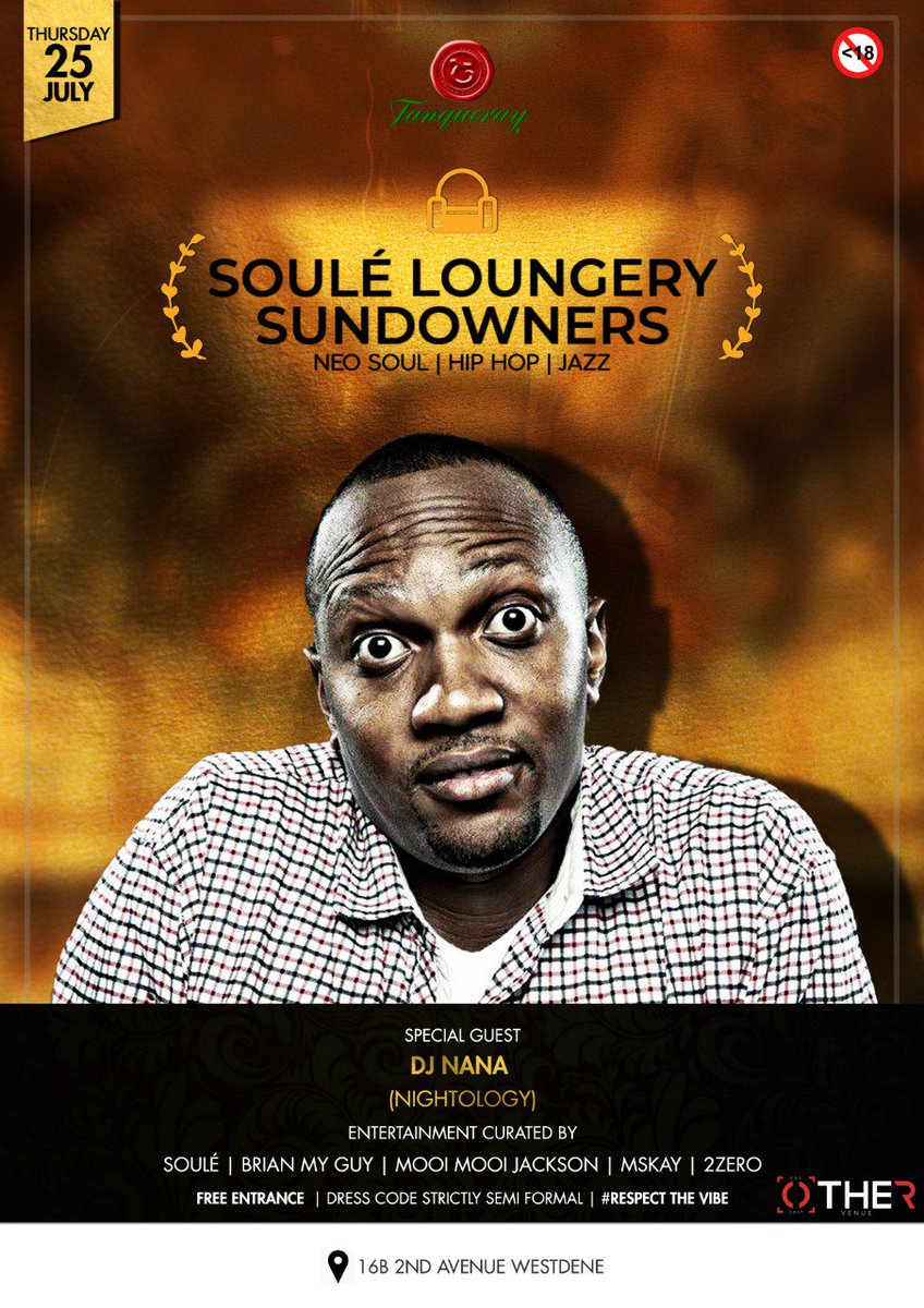 keatlehile_'s tweet photo. New Week, New Opportunities. 
Let's meet at @TheOtherVenue
@SundownersBloem @Soule_ZA https://t.co/8K01DJcVAN